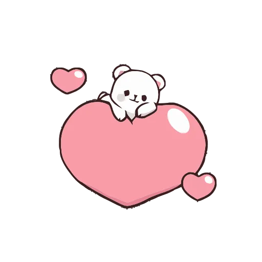 ❤️ Стикер «Milk & Mocha» для Telegram