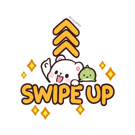 👆 Стикер «Milk & Mocha» для Telegram