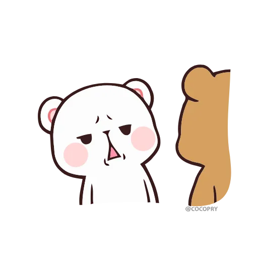 🤨 Стикер «Milk & Mocha» для Telegram