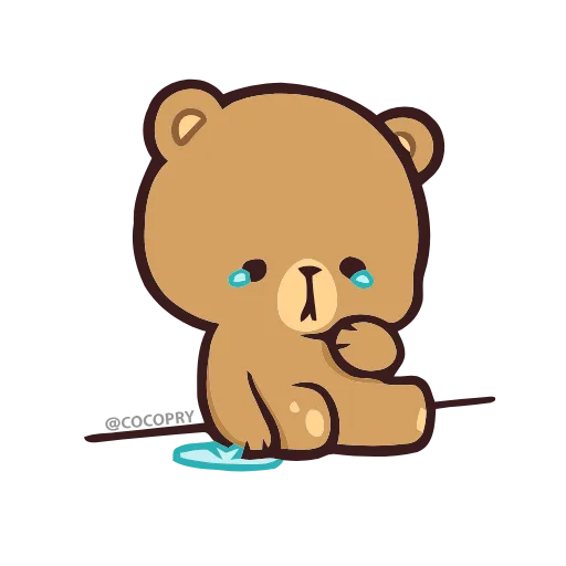 😢 Стикер «Milk & Mocha» для Telegram