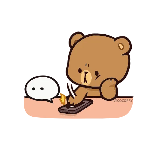 😒 Стикер «Milk & Mocha» для Telegram