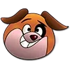 Стикер 33 Milo Dog
