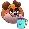 Стикер 20 Milo Dog