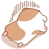 😞 Эмодзи «Милый хомяк» для Telegram