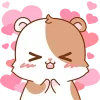 🥰 Эмодзи «Милый хомяк» для Telegram