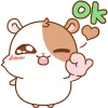 👌 Эмодзи «Милый хомяк» для Telegram