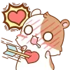 💘 Эмодзи «Милый хомяк» для Telegram