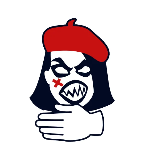 Стикер 5 Mime Girl