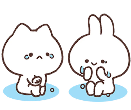 😢 Стикер «Mimi and Neko» для Telegram