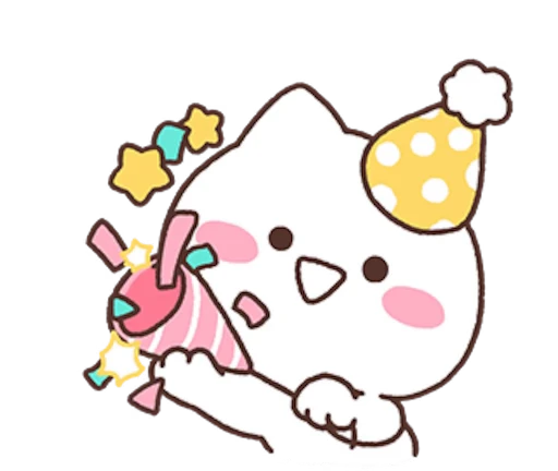 Стикерпак Mimi and Neko для Telegram