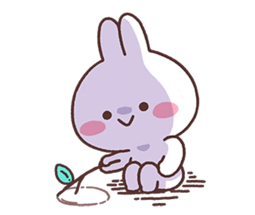 🥲 Стикер «Mimi and Neko» для Telegram