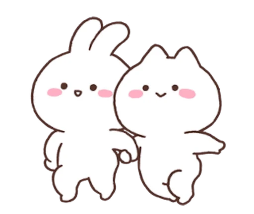 😊 Стикер «Mimi and Neko» для Telegram