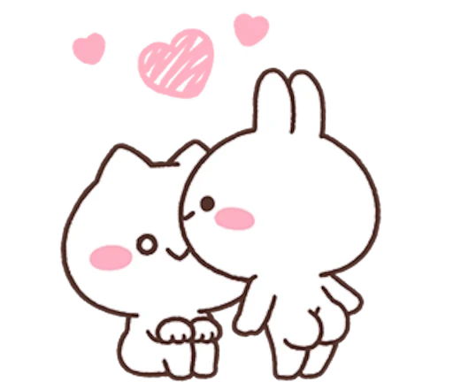 😘 Стикер «Mimi and Neko» для Telegram