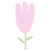🌷 Эмодзи «Розовые буковки» для Telegram