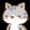 Стикер 10 Min Min Cat