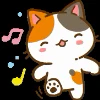 Стикер 28 Min Min Cat
