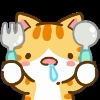 Стикер 23 Min Min Cat