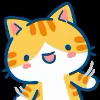 Стикер 57 Min Min Cat