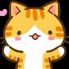 Стикер 12 Min Min Cat