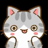 Стикер 16 Min Min Cat