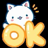 Стикер 43 Min Min Cat