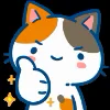 Стикер 44 Min Min Cat