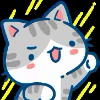 Стикер 60 Min Min Cat