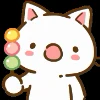 Стикер 14 Min Min Cat