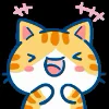 Стикер 46 Min Min Cat