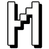 Стикер 9 Снова шрифтик Minecraft (Майнкрафт)