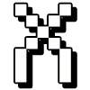Стикер 22 Снова шрифтик Minecraft (Майнкрафт)