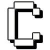 Стикер 18 Снова шрифтик Minecraft (Майнкрафт)