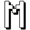 Стикер 13 Снова шрифтик Minecraft (Майнкрафт)