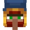🤩 Эмодзи «⋆˚࿔ minecraft head ˚⋆» для Telegram