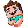 Обложка набора 👍 Minecraft - смайлики из стиков по Майнкрафту