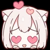 Стикер 11 MiniNeko girl