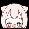 Стикер 14 MiniNeko girl