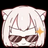 Стикер 20 MiniNeko girl