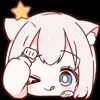 Стикер 4 MiniNeko girl