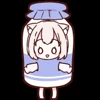 Стикер 26 MiniNeko girl