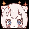 Стикер 10 MiniNeko girl