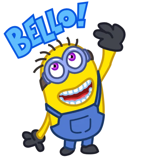 Стикер 5 Minions