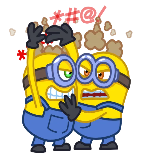 Стикер 20 💃 Minions Emoji - мини Миньоны получается
