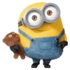 Стикер 7 Набор эмоджи по мульту «Minions Миньоны»