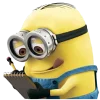 Стикер 9 Набор эмоджи по мульту «Minions Миньоны»