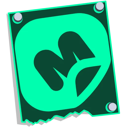 Стикер 6 MINT