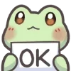 Стикер 25 Mint The Frog