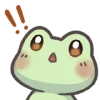 Стикер 21 Mint The Frog