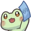 Стикер 35 Mint The Frog