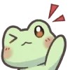 Стикер 33 Mint The Frog